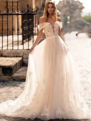 Anja Rubik Suknia Ślubna