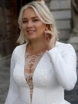 Suknia Ślubna Fulara&Żywczyk 5 robe de mariee avec manche grande taille 2 turbo 442387 5000x