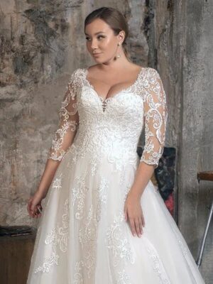 Suknia Ślubna Cassandra 6 robe de mariee grande taille fluide 2 turbo 125616 5000x