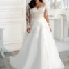 Suknia Ślubna Kryształki 8 robe de mariee grande taille manche longue 1 turbo 475263 5000x