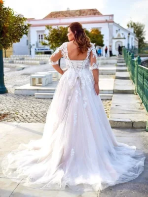 robe de mariee lacet dos grande taille 3 turbo 542414 5000x