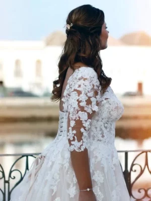 robe de mariee lacet dos grande taille 4 turbo 785473 5000x