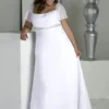 Suknia Ślubna Dekolt 6 robe de mariee mousseline pour femme ronde 1 turbo 216429 5000x