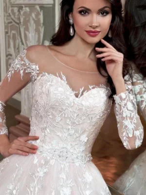 Suknia Ślubna Księżniczka Z Długim Rękawem 6 robe de mariee princesse scintillante 2 turbo 51c95ec4 0cc1 49cc 92b7 c124116b6e7f 873803 5000x