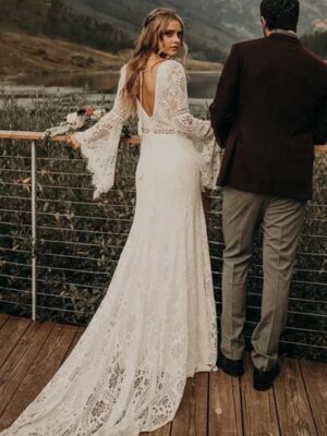Suknia Ślubna Ciążowa Boho 7 Suknia ślubna Boho Cień Niebios