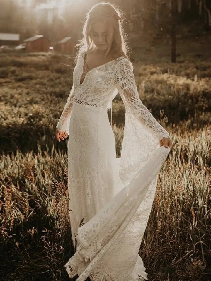 Suknia Ślubna Ciążowa Boho 1 Suknia ślubna Boho Cień Niebios