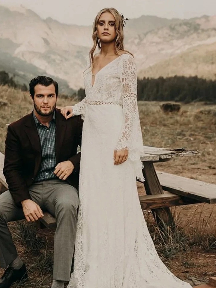Suknia Ślubna Ciążowa Boho 2 Suknia ślubna Boho Cień Niebios