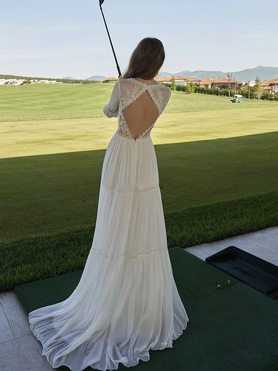 Księżna Meghan Suknia Ślubna 2 Suknia ślubna Boho Zamglona Chwila