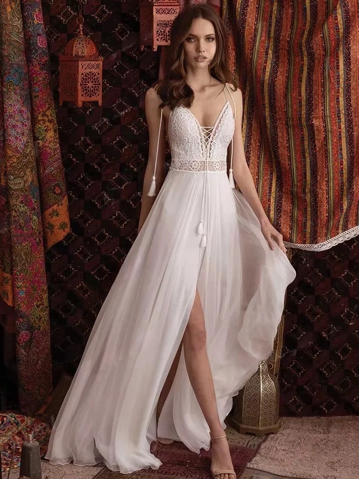 Suknia Ślubna Rybka Boho 1 Suknia ślubna Boho Sennie Wśród Gwiazd