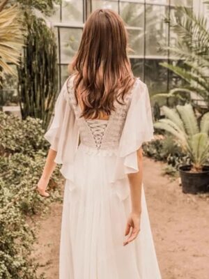 Suknia Ślubna Plus Size Boho 9 Suknia ślubna Boho Złota Róża