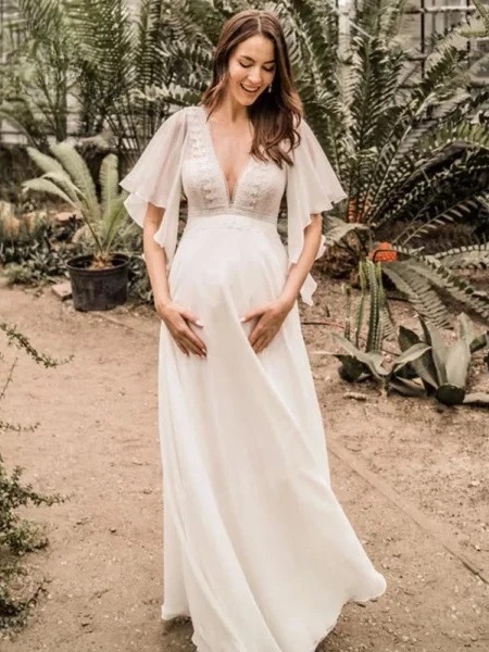 Suknia Ślubna Plus Size Boho 1 Suknia ślubna Boho Złota Róża