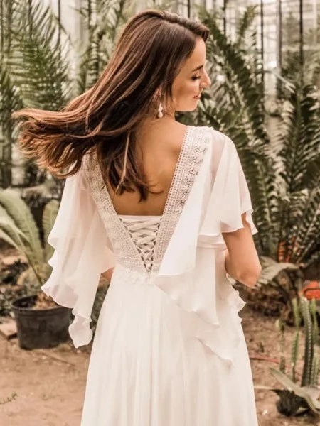 Suknia Ślubna Plus Size Boho 6 Suknia ślubna Boho Złota Róża