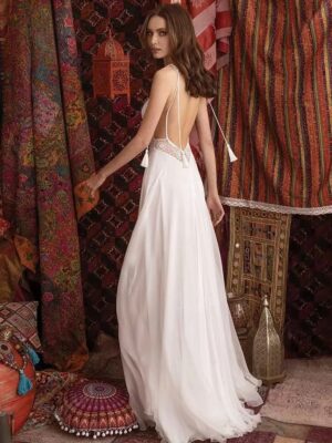 Suknia Ślubna Rybka Boho 5 Suknia ślubna Boho Sennie Wśród Gwiazd