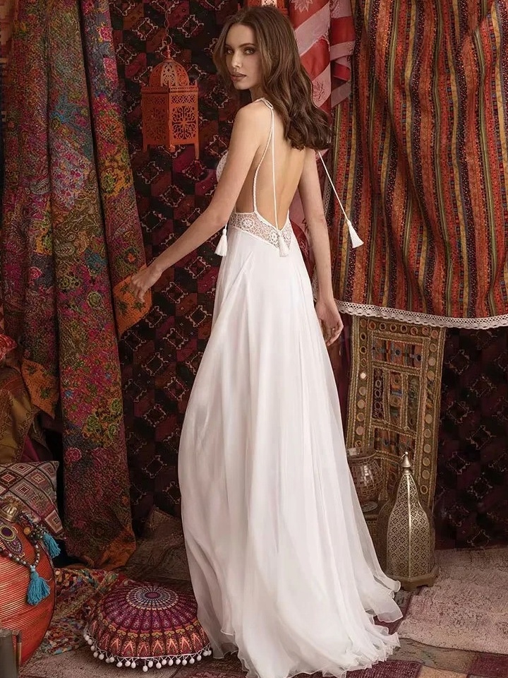 Suknia Ślubna Rybka Boho 3 Suknia ślubna Boho Sennie Wśród Gwiazd