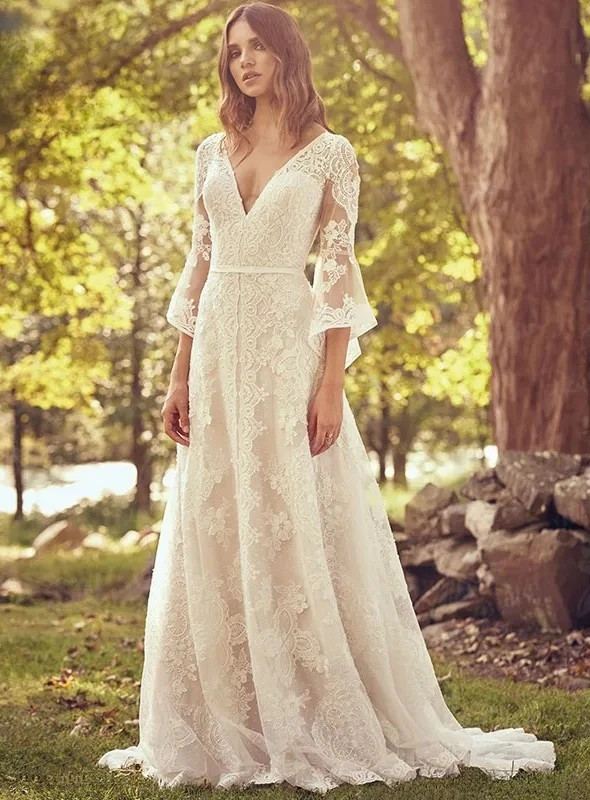 Tania Suknia Ślubna Boho 1 Suknia ślubna Boho Ślad Świtu